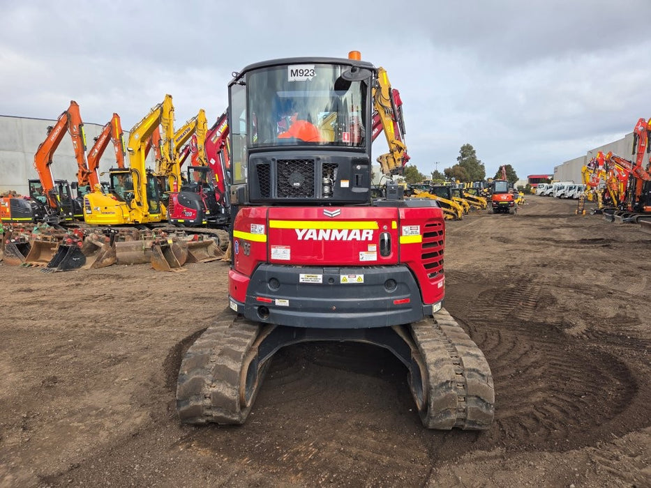 2022 YANMAR VIO55-6 5.6T EXCAVATOR (M923) WITH CABIN, BUCKETS AND 2100 HOURS