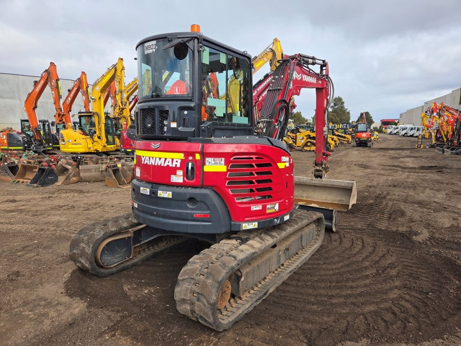 2022 YANMAR VIO55-6 5.6T EXCAVATOR (M923) WITH CABIN, BUCKETS AND 2100 HOURS
