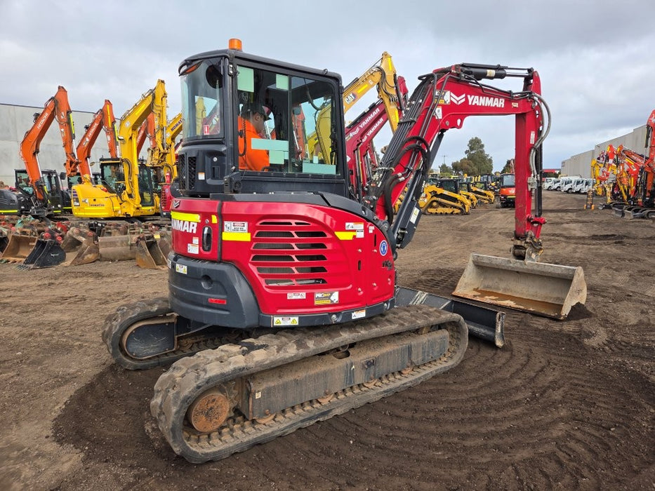 2022 YANMAR VIO55-6 5.6T EXCAVATOR (M923) WITH CABIN, BUCKETS AND 2100 HOURS