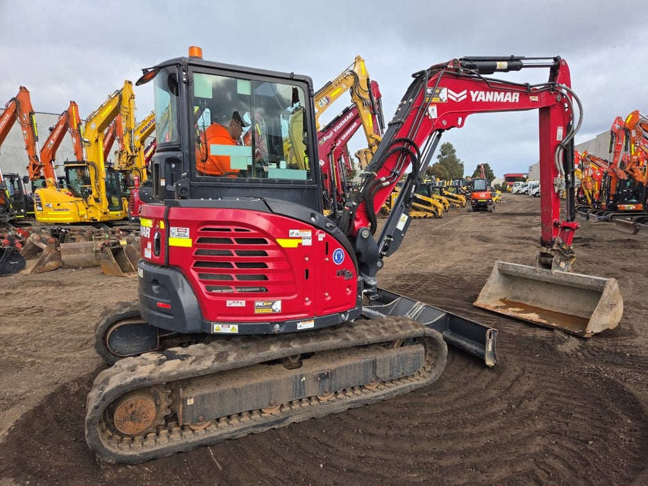 2022 YANMAR VIO55-6 5.6T EXCAVATOR (M923) WITH CABIN, BUCKETS AND 2100 HOURS