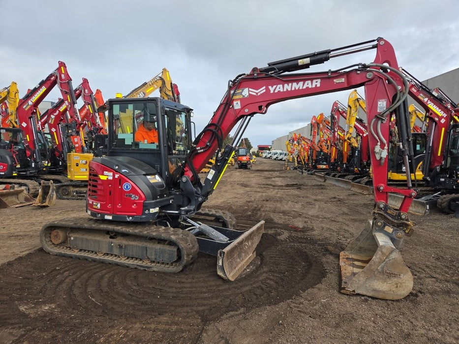 2022 YANMAR VIO55-6 5.6T EXCAVATOR (M923) WITH CABIN, BUCKETS AND 2100 HOURS