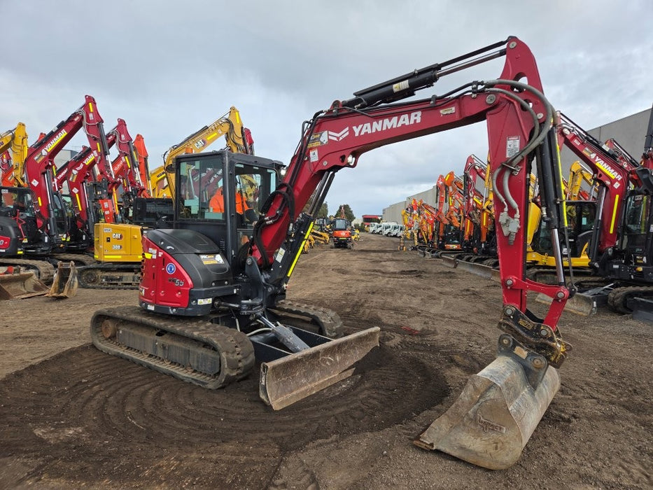 2022 YANMAR VIO55-6 5.6T EXCAVATOR (M923) WITH CABIN, BUCKETS AND 2100 HOURS
