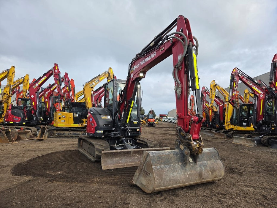 2022 YANMAR VIO55-6 5.6T EXCAVATOR (M923) WITH CABIN, BUCKETS AND 2100 HOURS