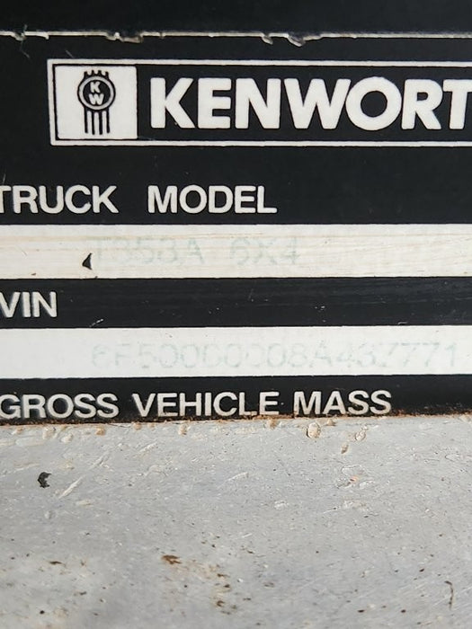 2008 KENWORTH T358 6 X 4 WATER TRUCK WITH 13000 LTR TANK, SPRAYERS. ETC.