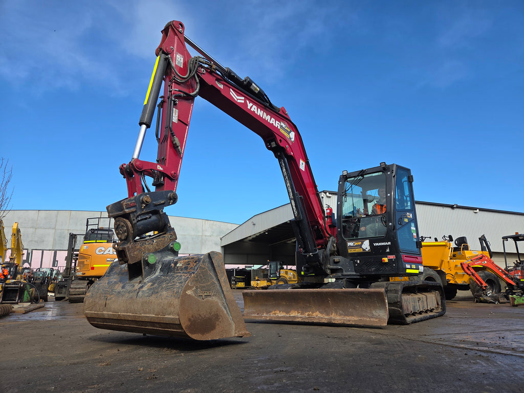 2023 Yanmar VIO80-1 8T Excavator (M949) With Tilt Hitch, Buckets, 2500 Hours