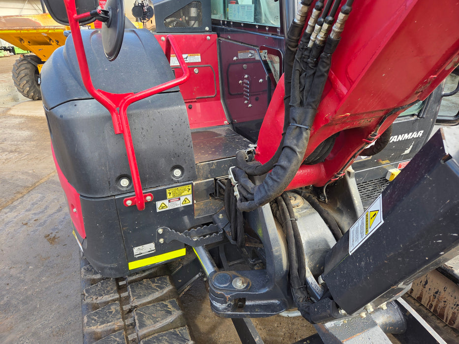 2023 YANMAR VIO80-1 8T EXCAVATOR (M949) WITH TILT HITCH, BUCKETS, 2500 HOURS