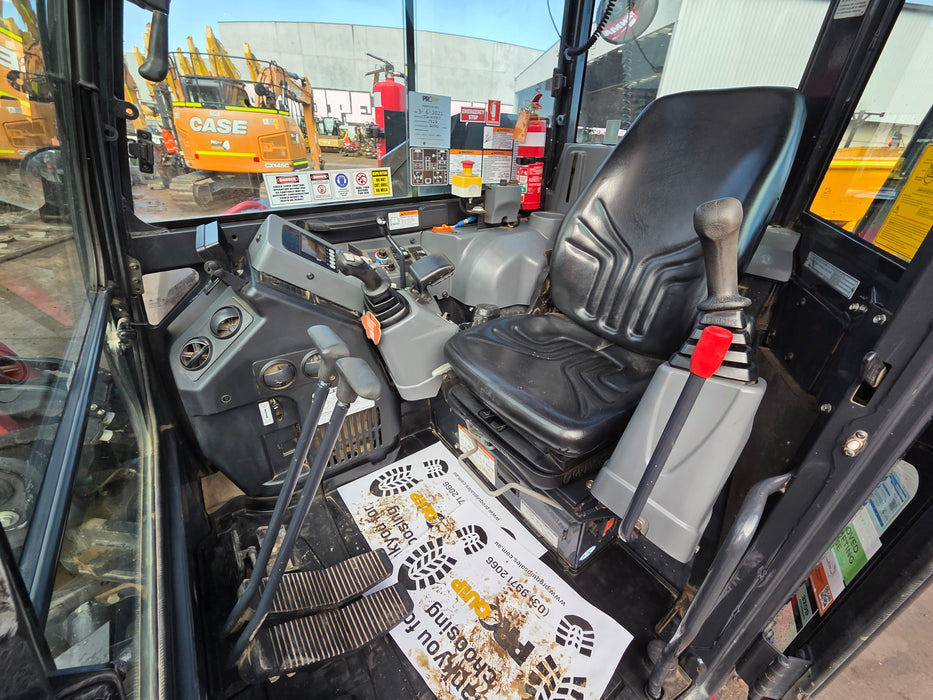 2023 YANMAR VIO80-1 8T EXCAVATOR (M949) WITH TILT HITCH, BUCKETS, 2500 HOURS
