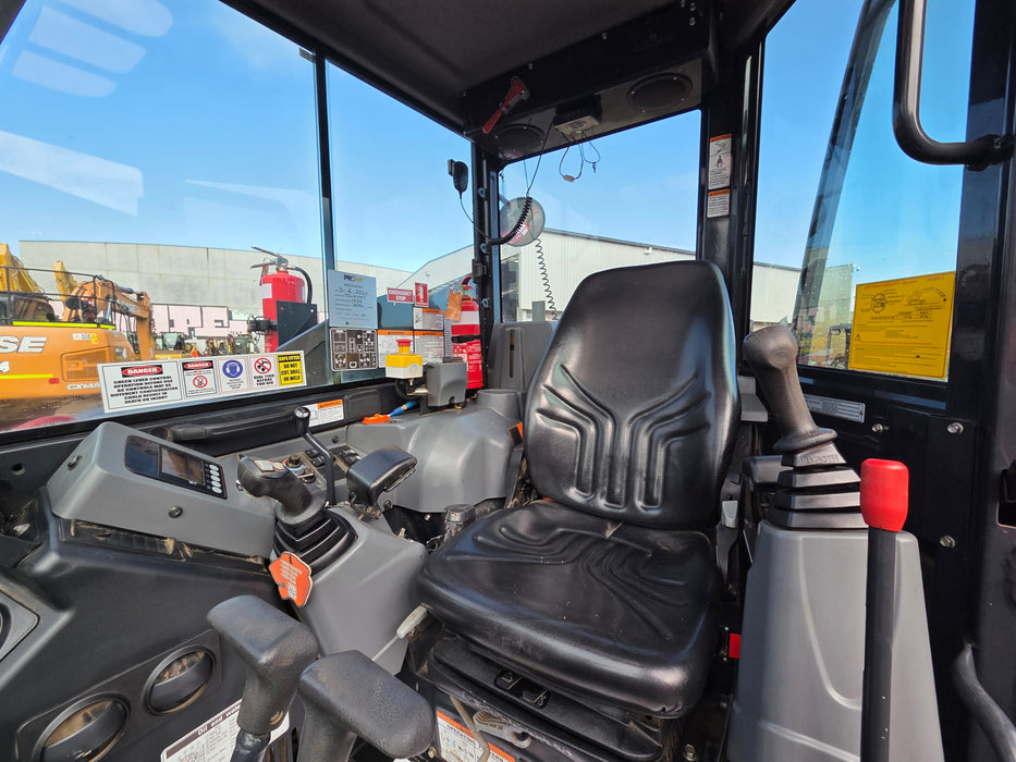 2023 YANMAR VIO80-1 8T EXCAVATOR (M949) WITH TILT HITCH, BUCKETS, 2500 HOURS