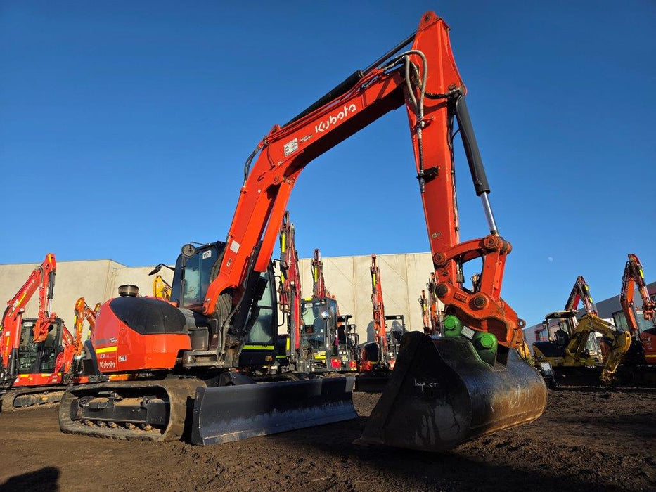 2022 KUBOTA KX080 8T EXCAVATOR (M877) WITH HITCH, BUCKETS AND 1730 HOURS