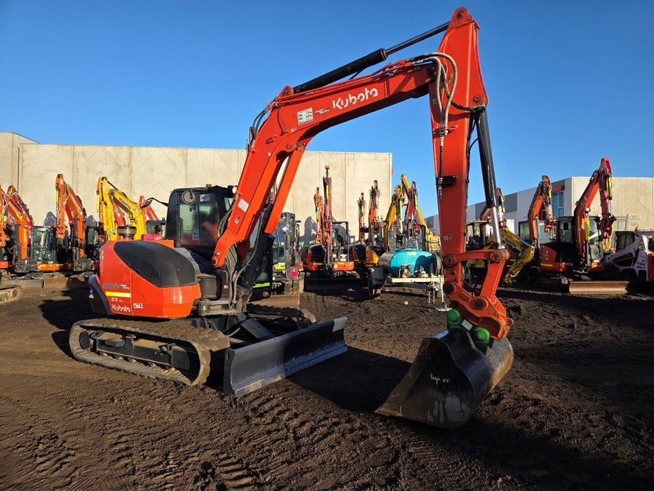2022 KUBOTA KX080 8T EXCAVATOR (M877) WITH HITCH, BUCKETS AND 1730 HOURS