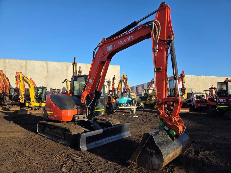 2022 KUBOTA KX080 8T EXCAVATOR (M877) WITH HITCH, BUCKETS AND 1730 HOURS