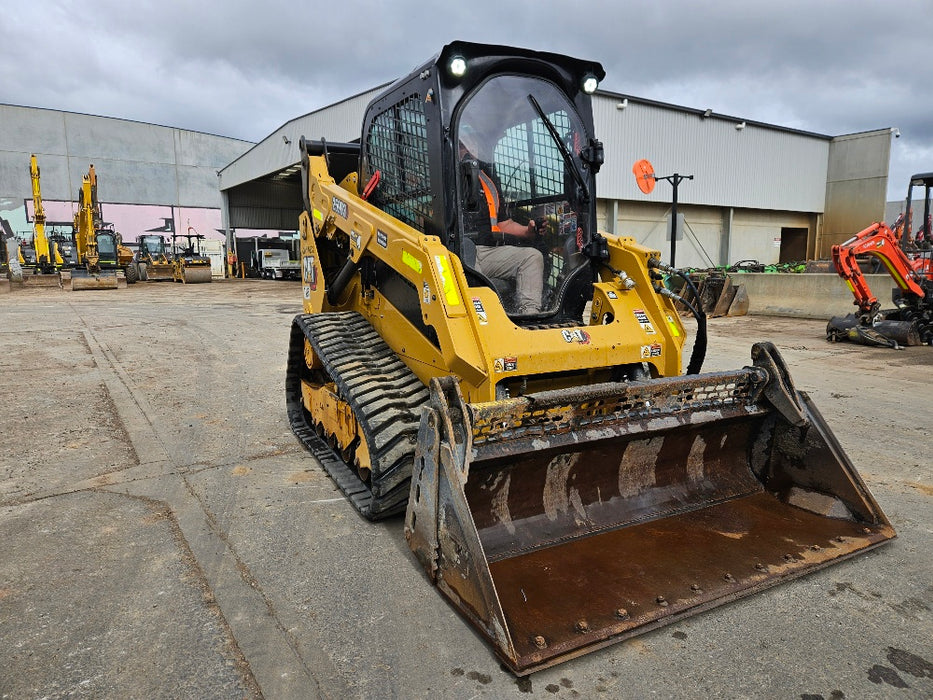 2021 CAT 259D3 TRACK LOADER (T496) WITH HI-FLOW, 4 IN 1 AND LOW 1185 HOURS