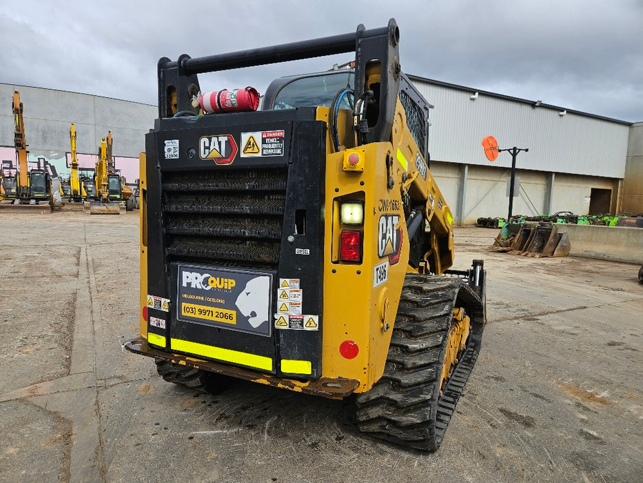 2021 CAT 259D3 TRACK LOADER (T496) WITH HI-FLOW, 4 IN 1 AND LOW 1185 HOURS