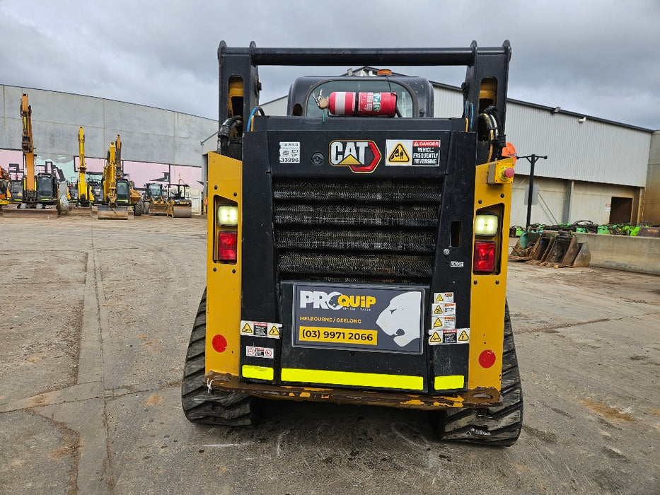 2021 CAT 259D3 TRACK LOADER (T496) WITH HI-FLOW, 4 IN 1 AND LOW 1185 HOURS
