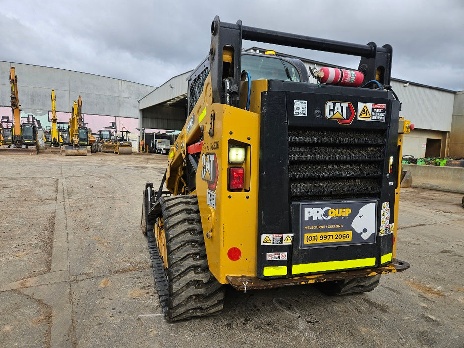 2021 CAT 259D3 TRACK LOADER (T496) WITH HI-FLOW, 4 IN 1 AND LOW 1185 HOURS