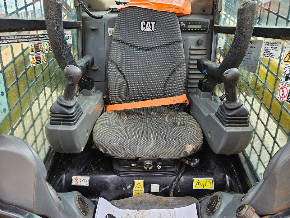2021 CAT 259D3 TRACK LOADER (T496) WITH HI-FLOW, 4 IN 1 AND LOW 1185 HOURS