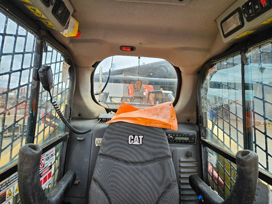 2021 CAT 259D3 TRACK LOADER (T496) WITH HI-FLOW, 4 IN 1 AND LOW 1185 HOURS