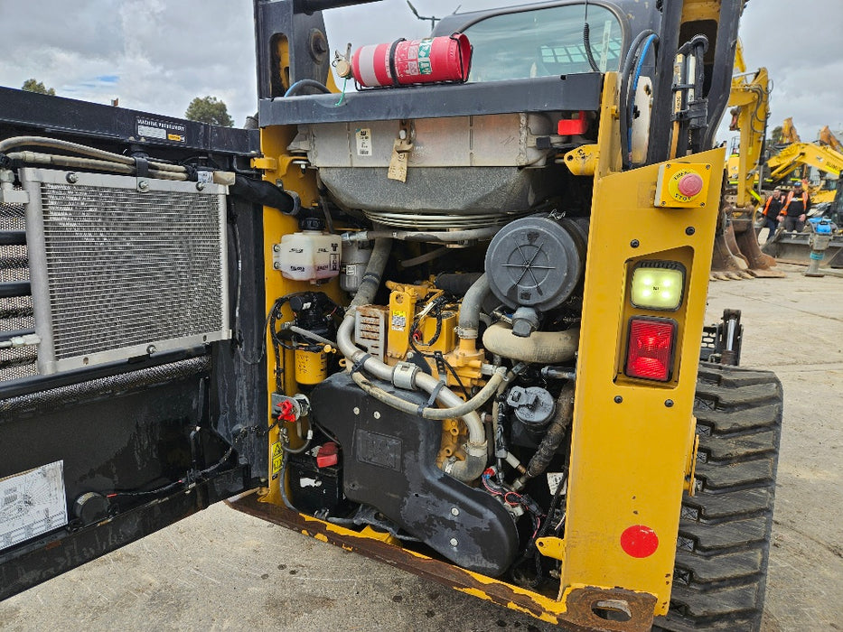 2021 CAT 259D3 TRACK LOADER (T496) WITH HI-FLOW, 4 IN 1 AND LOW 1185 HOURS
