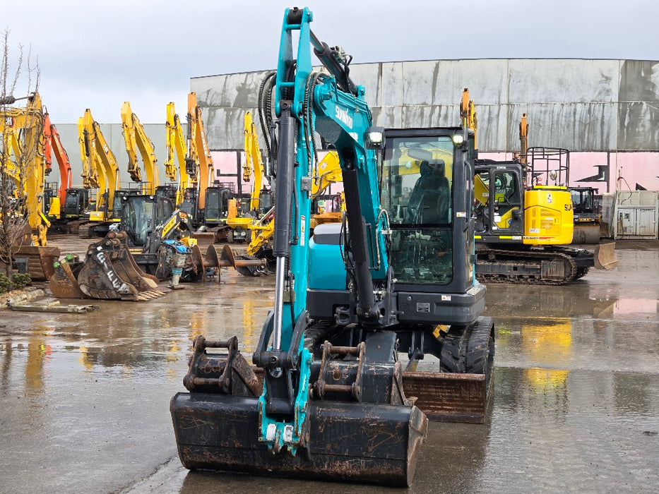 2022 SUNWARD SWE60UF 6T EXCAVATOR WITH A/C CAB, HITCH BUCKETS, 638 HRS