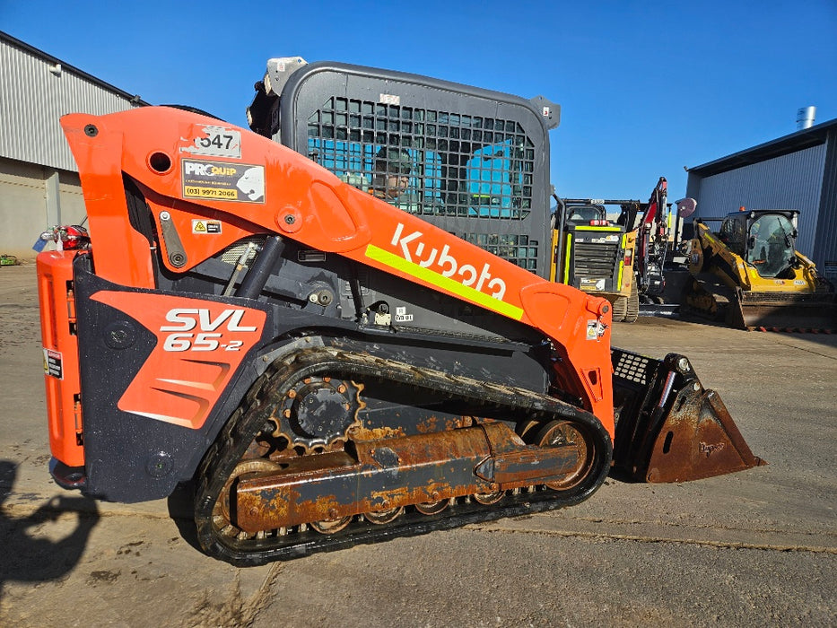 2022 KUBOTA SVL65-2 TRACK LOADER (T547) WITH FULL CIVIL SPEC AND 760 HRS