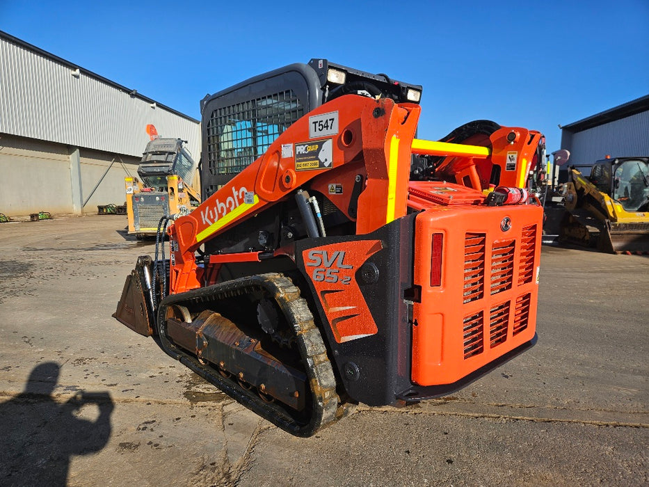 2022 KUBOTA SVL65-2 TRACK LOADER (T547) WITH FULL CIVIL SPEC AND 760 HRS