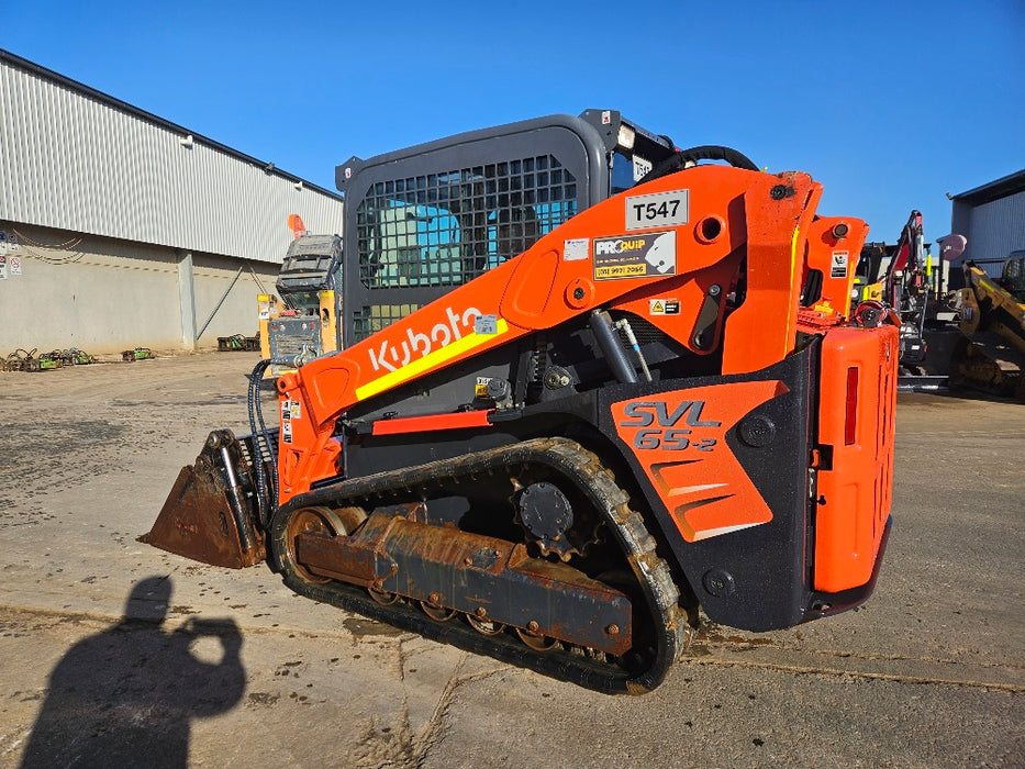 2022 KUBOTA SVL65-2 TRACK LOADER (T547) WITH FULL CIVIL SPEC AND 760 HRS