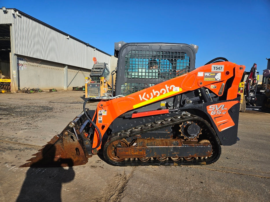 2022 KUBOTA SVL65-2 TRACK LOADER (T547) WITH FULL CIVIL SPEC AND 760 HRS
