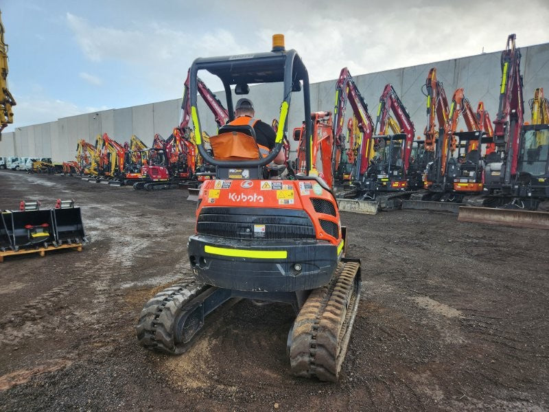 2022 KUBOTA U25 2.6T EXCAVATOR (M878) WITH HYD HITCH, BUCKETS AND 1021 HOURS