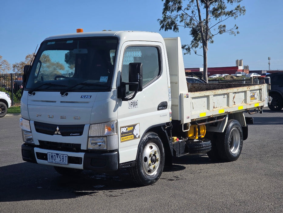 2018 FUSO CANTER 515 SWB TIPPER (TP004) WITH 6000KG GVM, AUTO AND 43000KLM