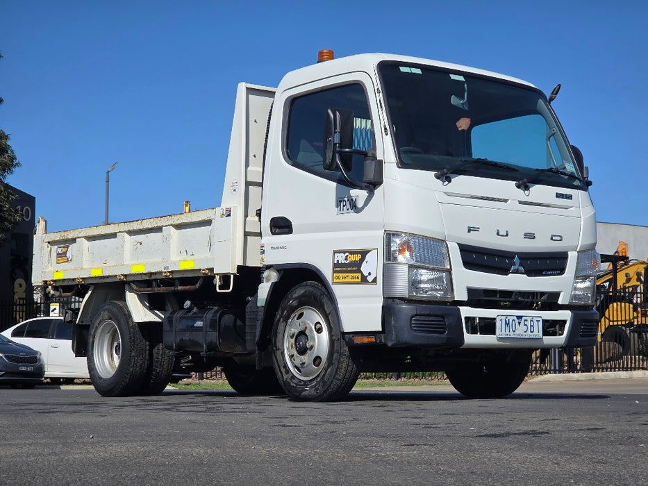 2018 FUSO CANTER 515 SWB TIPPER (TP004) WITH 6000KG GVM, AUTO AND 43000KLM