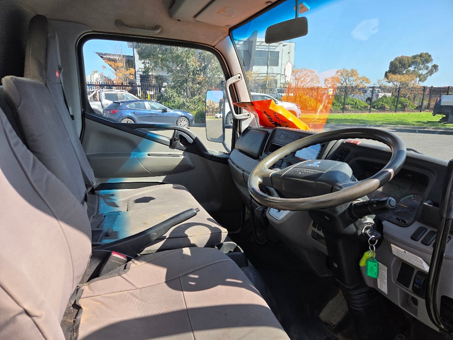 2019 FUSO CANTER 515 SWB TIPPER TRUCK (TP010) WITH 35,000 KLMS, AUTO AND CIVIL SPEC