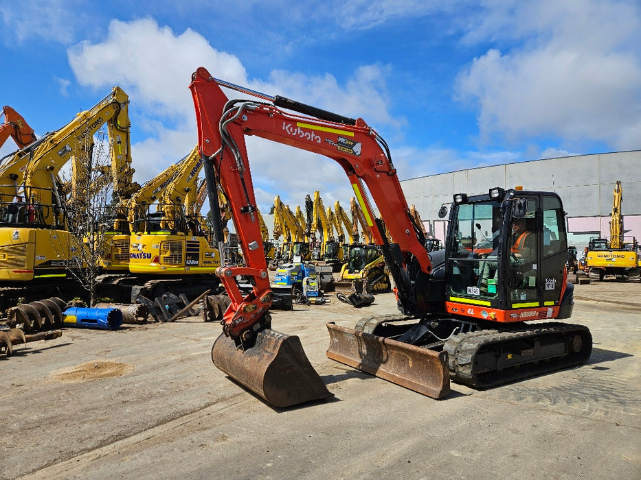2021 KUBOTA KX080 8T EXCAVATOR (M746) WITH CIVIL SPEC, BUCKETS, 1790 HOURS
