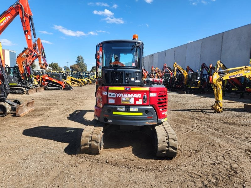 2022 YANMAR VIO55-6 5.6T EXCAVATOR (M947) WITH CAB, RUBBER, 1110 HOURS