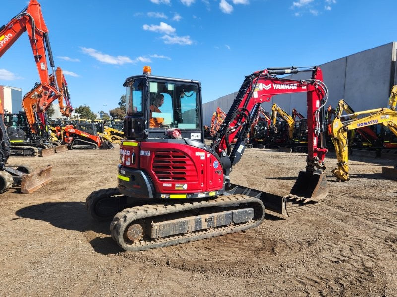 2022 YANMAR VIO55-6 5.6T EXCAVATOR (M947) WITH CAB, RUBBER, 1110 HOURS