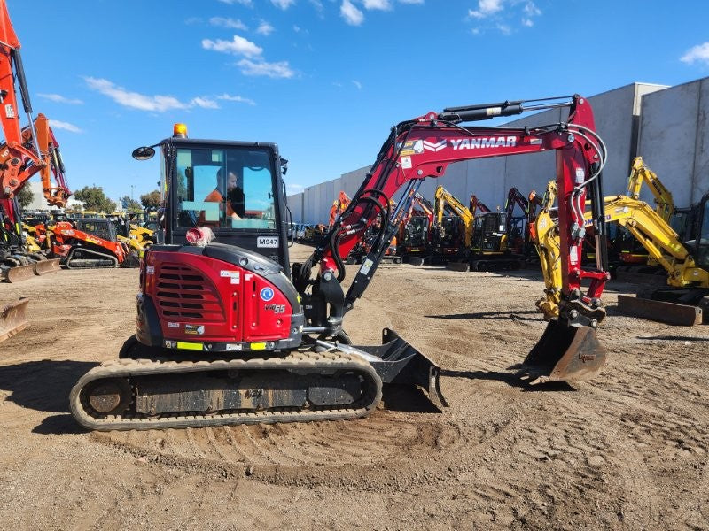 2022 YANMAR VIO55-6 5.6T EXCAVATOR (M947) WITH CAB, RUBBER, 1110 HOURS