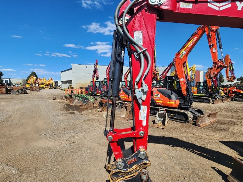 2022 YANMAR VIO55-6 5.6T EXCAVATOR (M947) WITH CAB, RUBBER, 1110 HOURS