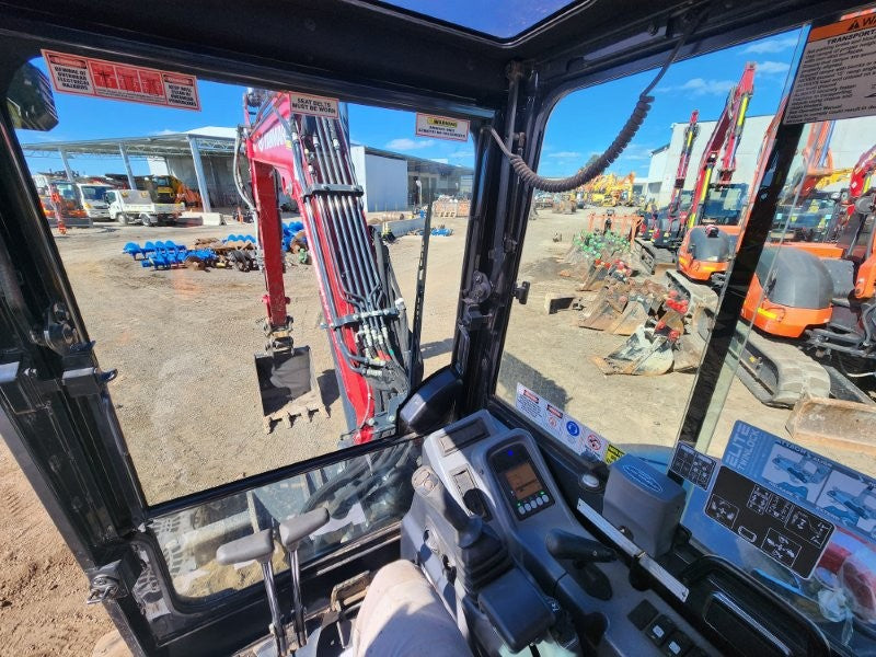 2022 YANMAR VIO55-6 5.6T EXCAVATOR (M947) WITH CAB, RUBBER, 1110 HOURS