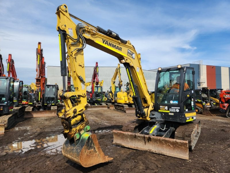 2021 YANMAR VIO80-1 8T EXCAVATOR (M722) WITH TILT HITCH, BUCKETS AND 2265 HRS