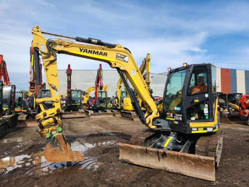 2021 YANMAR VIO80-1 8T EXCAVATOR (M722) WITH TILT HITCH, BUCKETS AND 2265 HRS