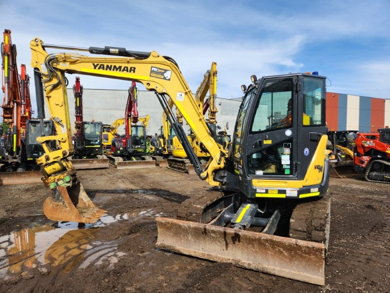 2021 YANMAR VIO80-1 8T EXCAVATOR (M722) WITH TILT HITCH, BUCKETS AND 2265 HRS