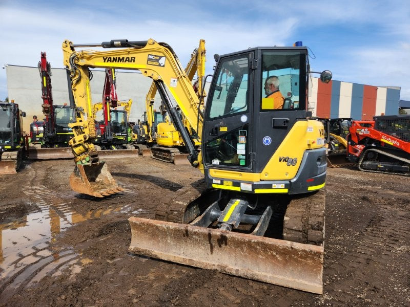 2021 YANMAR VIO80-1 8T EXCAVATOR (M722) WITH TILT HITCH, BUCKETS AND 2265 HRS