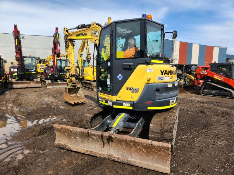 2021 YANMAR VIO80-1 8T EXCAVATOR (M722) WITH TILT HITCH, BUCKETS AND 2265 HRS