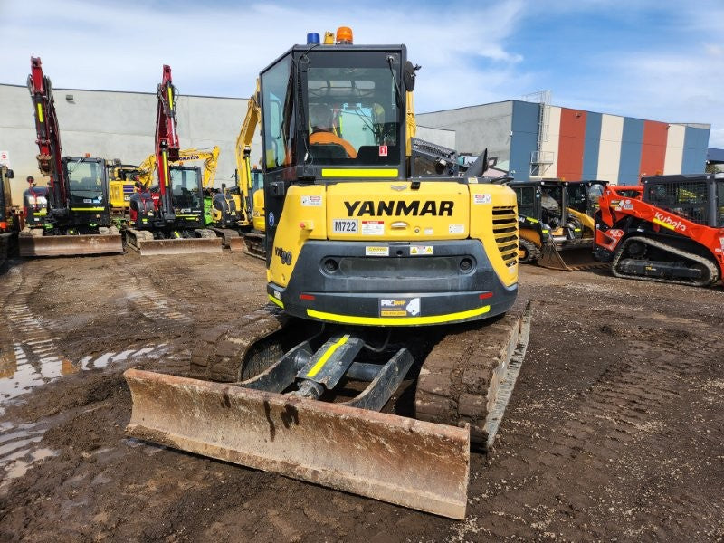 2021 YANMAR VIO80-1 8T EXCAVATOR (M722) WITH TILT HITCH, BUCKETS AND 2265 HRS