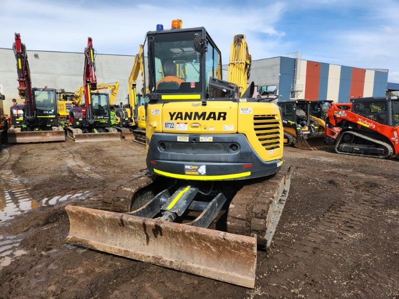 2021 YANMAR VIO80-1 8T EXCAVATOR (M722) WITH TILT HITCH, BUCKETS AND 2265 HRS