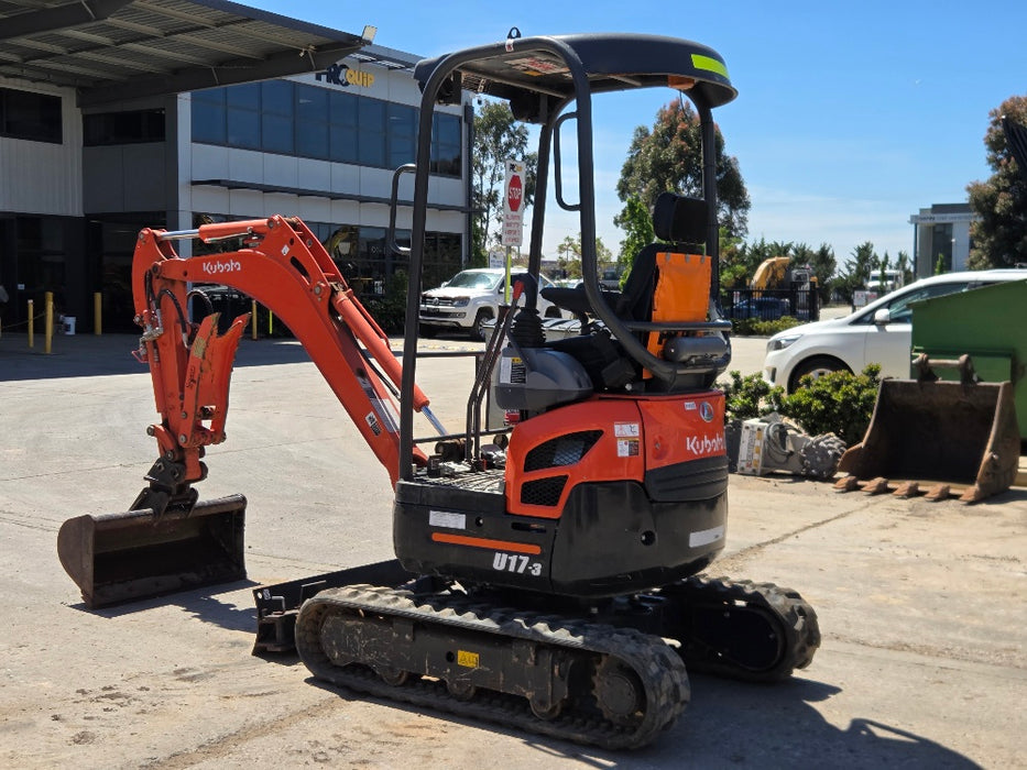 2020 KUBOTA U17-3 1.7T EXCAVATOR WITH LOW 275 HOURS, THUMB, HITCH & BUCKETS