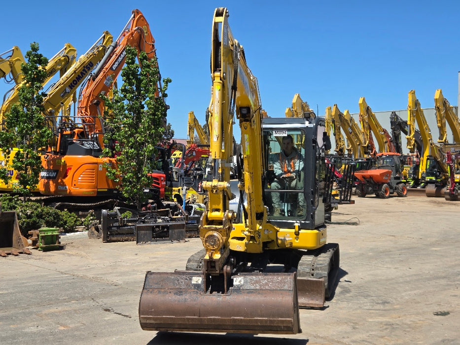 2022 KOMATSU PC55MR-3 5.5T EXCAVTOR (M894) WITH CAB, TILT, BUCKETS, 1590HRS