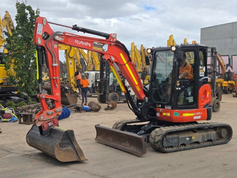 2022 KUBOTA U48-4 5T EXCAVATOR (M874) WITH A/C CAB, BUCKETS AND 880 HOURS