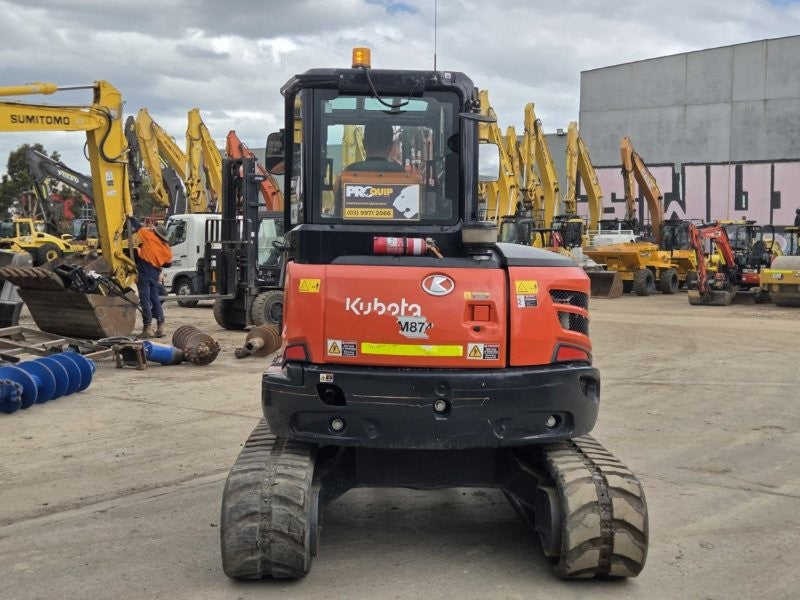 2022 KUBOTA U48-4 5T EXCAVATOR (M874) WITH A/C CAB, BUCKETS AND 880 HOURS