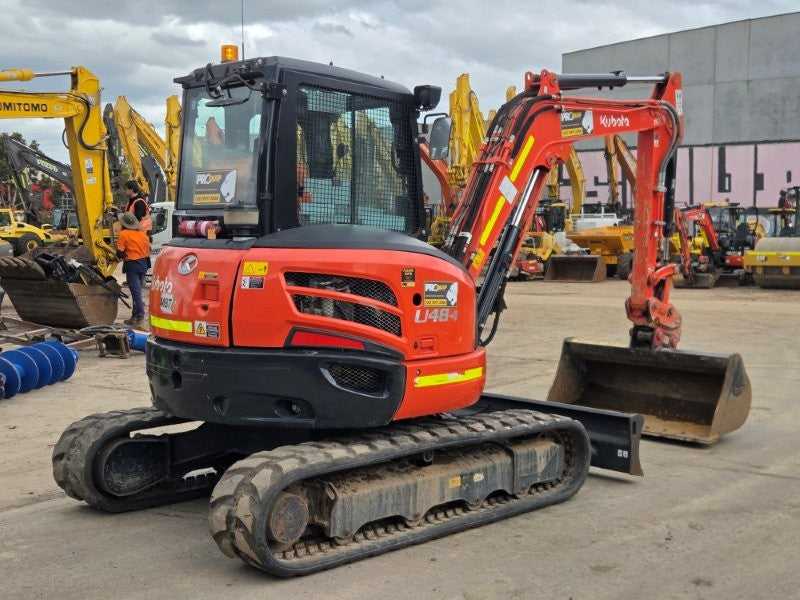 2022 KUBOTA U48-4 5T EXCAVATOR (M874) WITH A/C CAB, BUCKETS AND 880 HOURS
