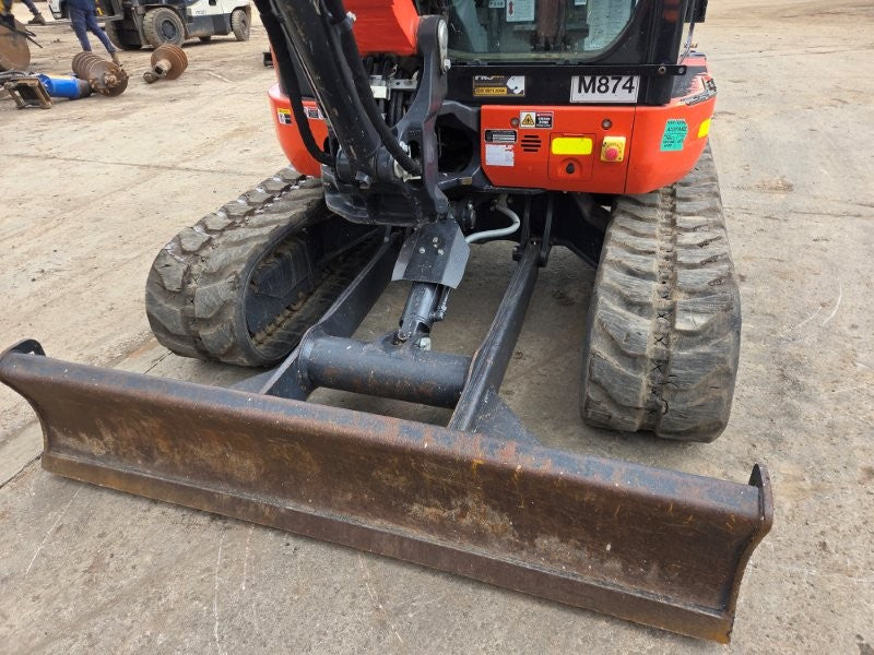 2022 KUBOTA U48-4 5T EXCAVATOR (M874) WITH A/C CAB, BUCKETS AND 880 HOURS